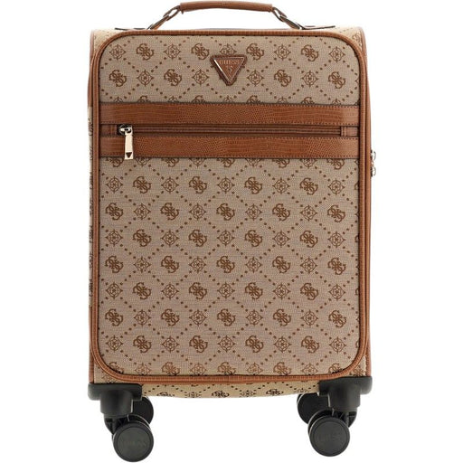 Melinda 18 inch latte logo travel suitcase