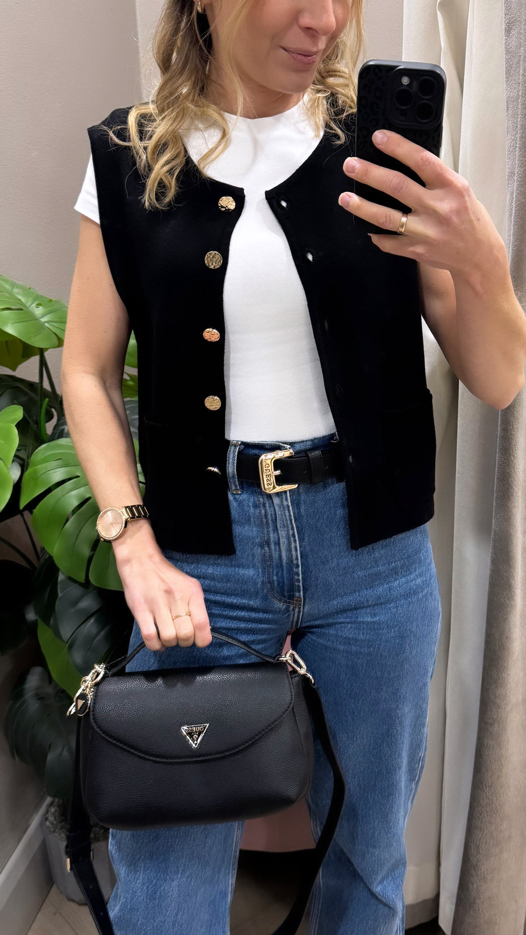 Hallow  black sleeveless