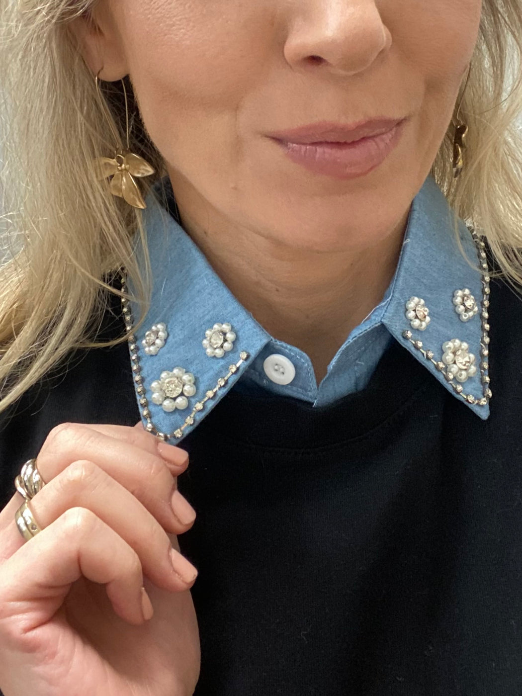 Maisy collar pearls