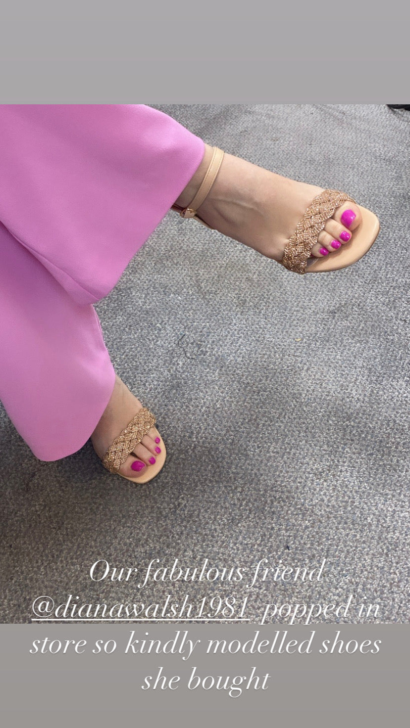 Ingleby rose gold heels