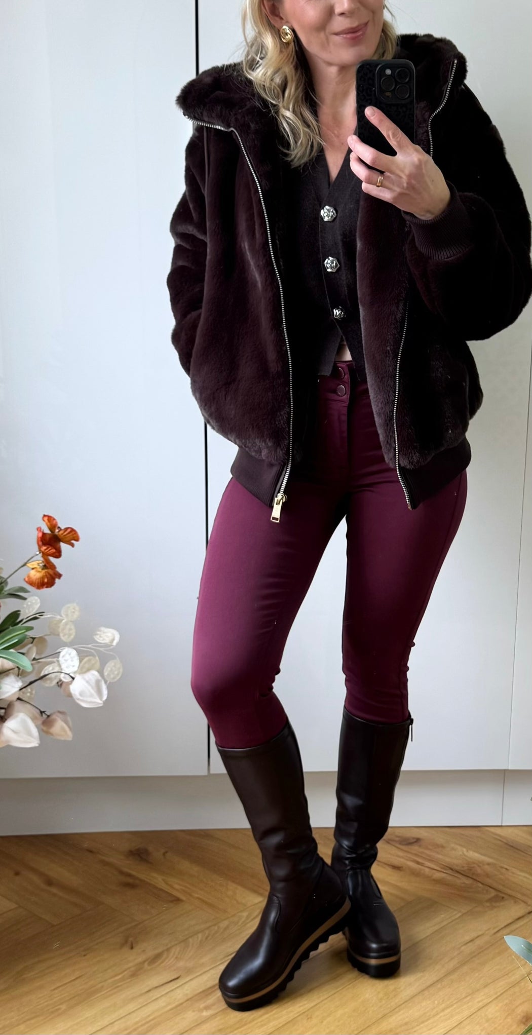 Bildale Chocolate Wedge Boots