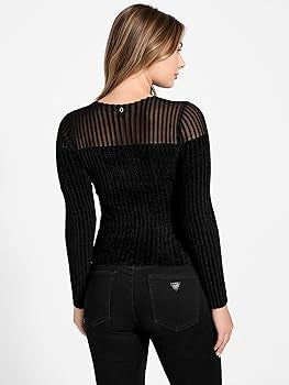 Guess rowena rib knit (black) w5br62z0890