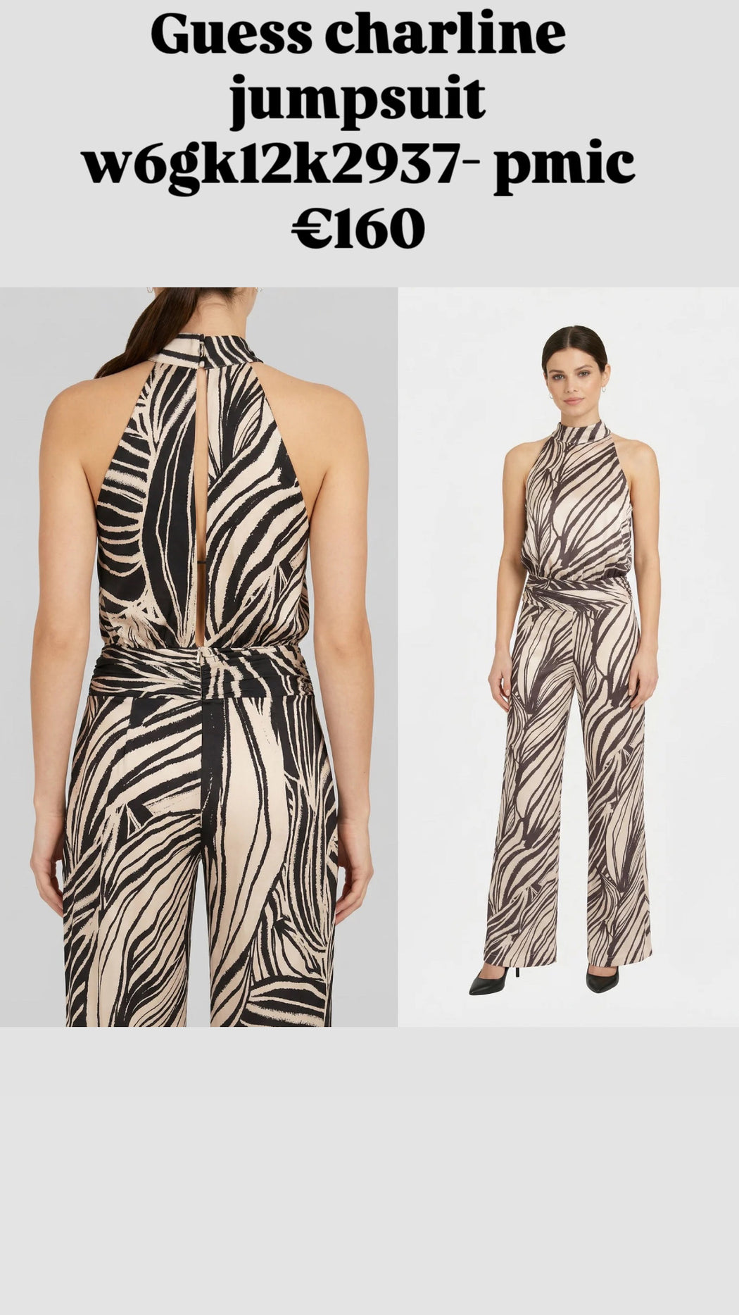 Guess charline  jumpsuit w6gk12k2937- pmic