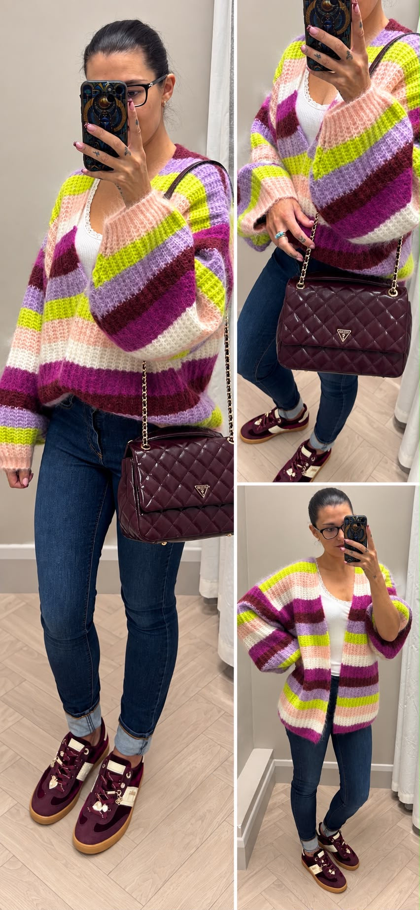Guess Juliet burgundy QT245621 bag
