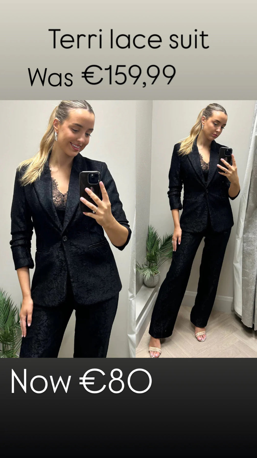 Terri lace suit