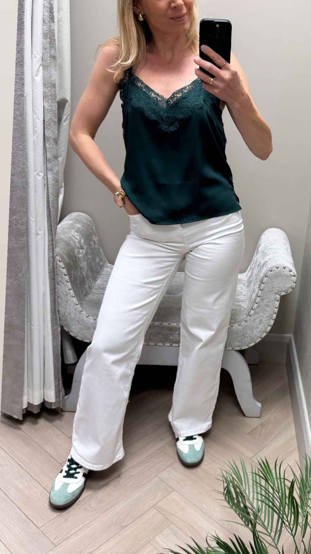 Green Goya cami