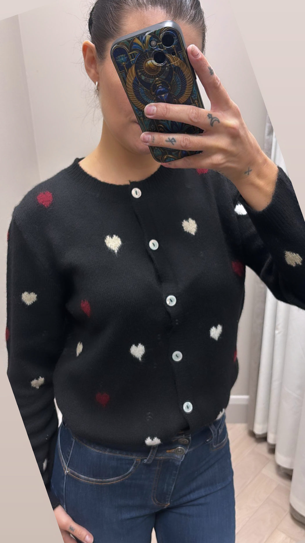 Helen black heart Cardi