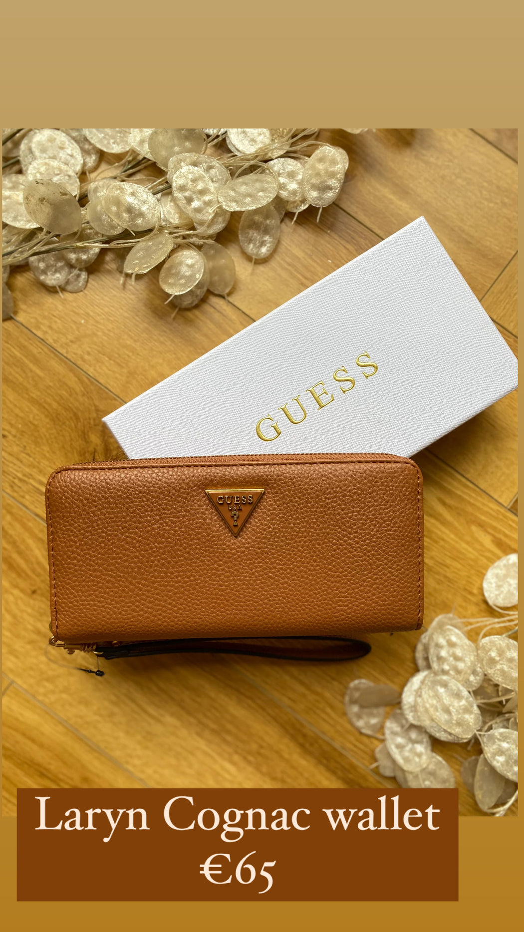 Laryn Cognac wallet