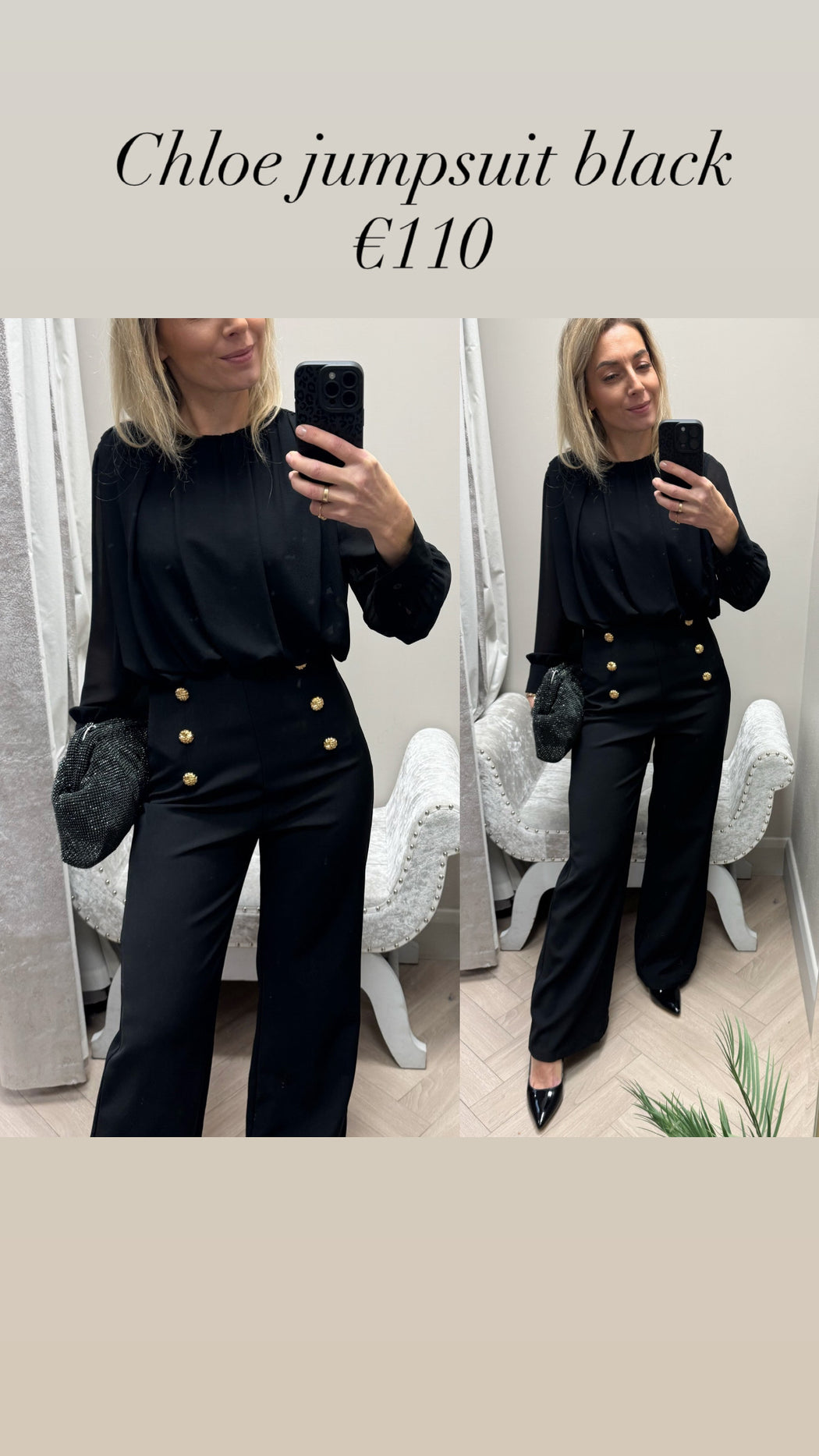 Chloe jumpsuit black