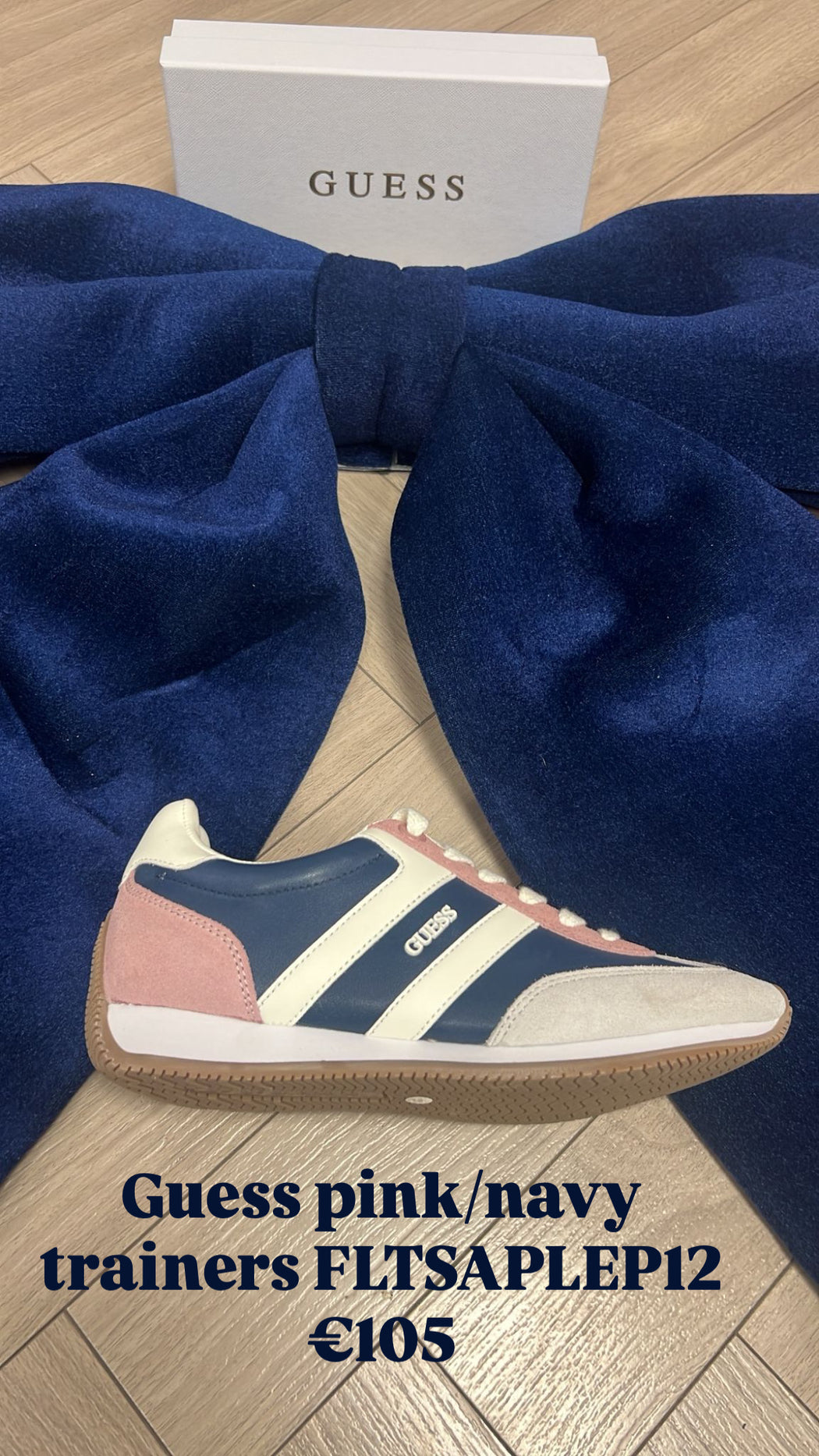 Guess pink/navy trainers FLTSAPLEP12