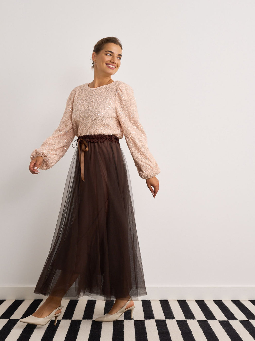 Blush caprise top