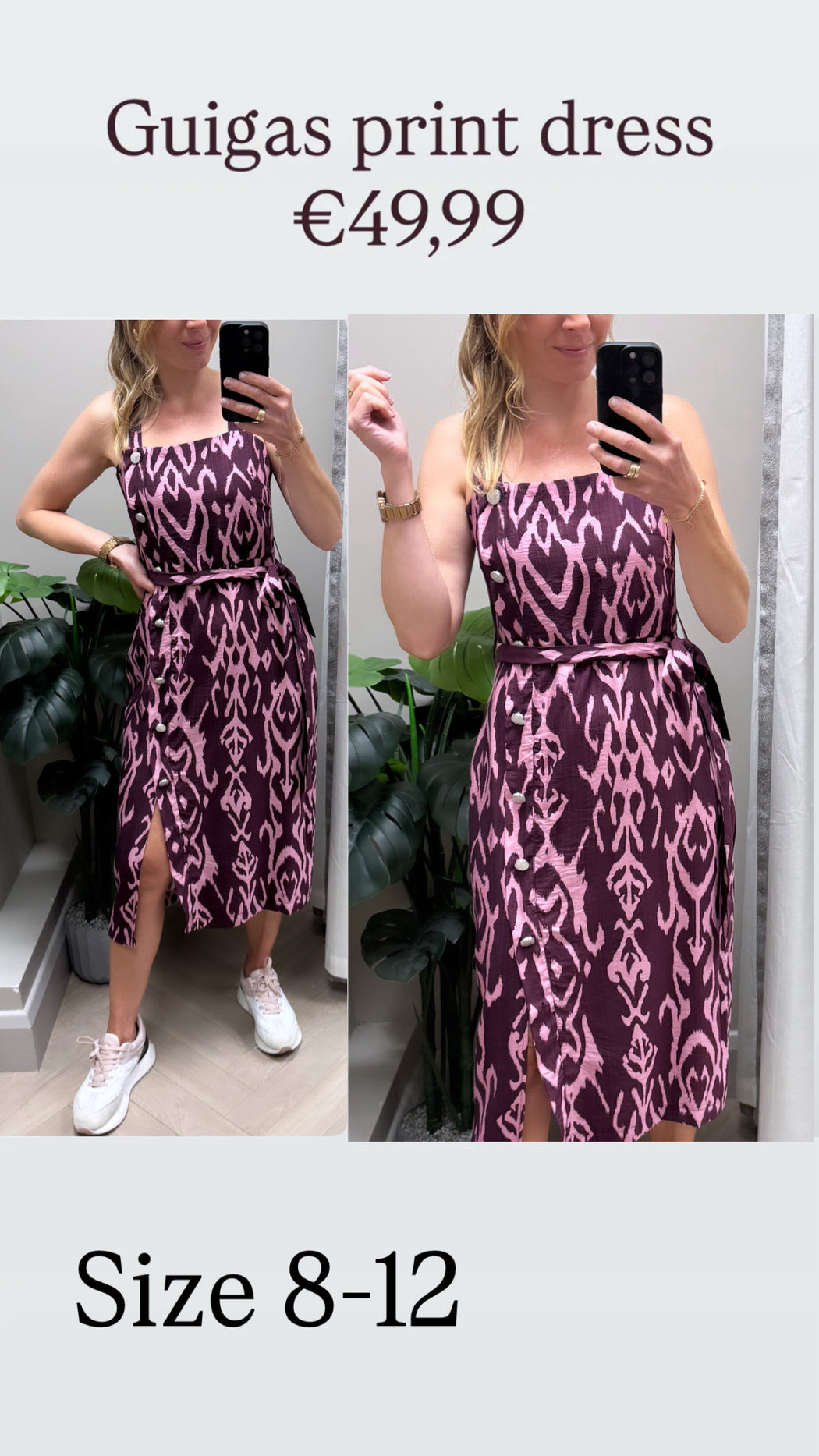 Guigas print dress