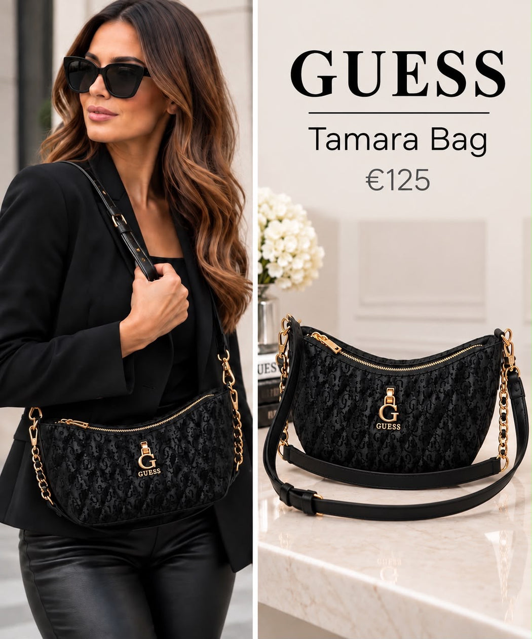 Guess black bag Tamara gg232317