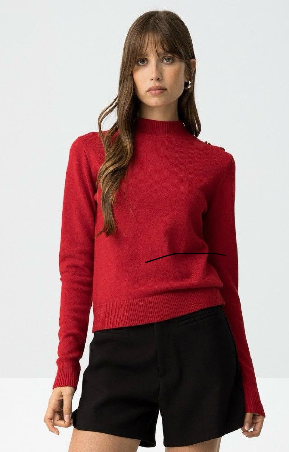 Red Bauhaus knit