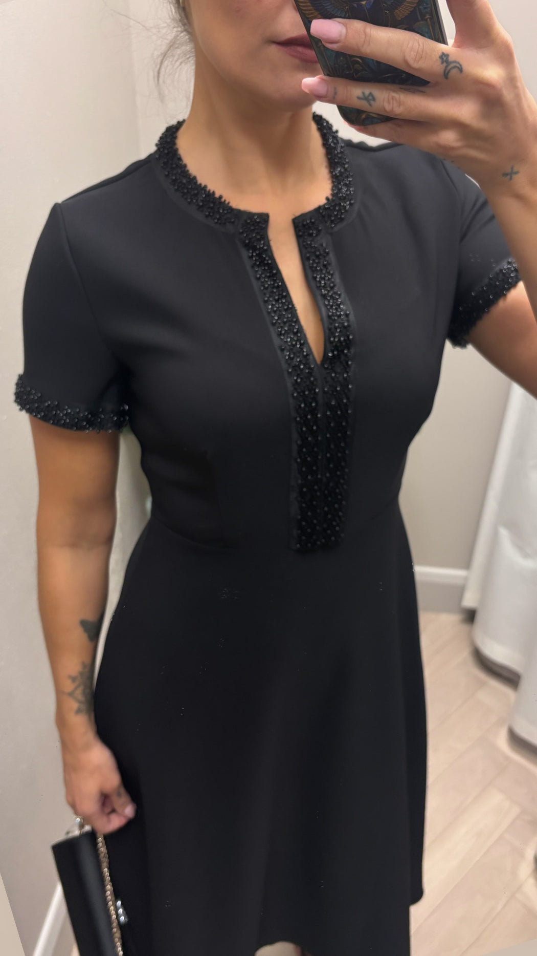 Natalie beaded midi dress
