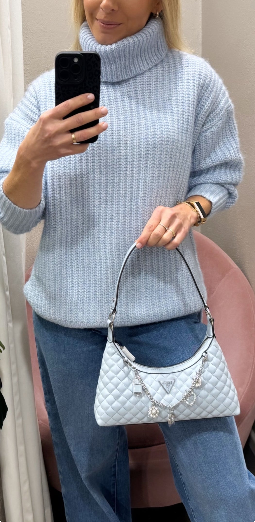 Midnight blue knit
