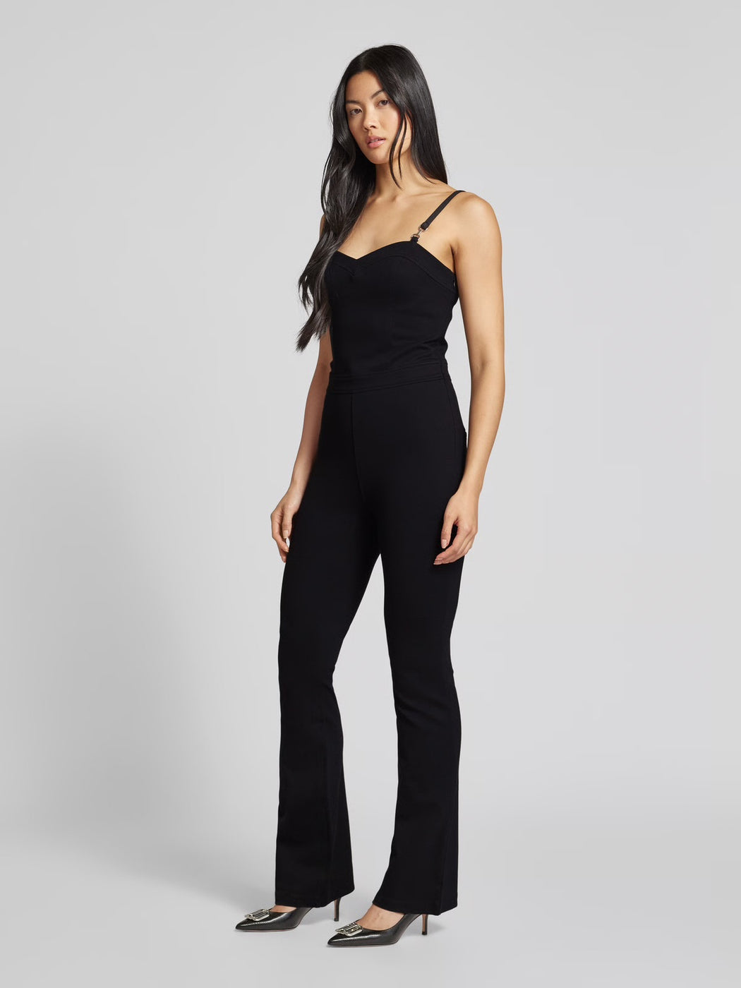 Guess black doreata jumpsuit W5RD90KCMU2
