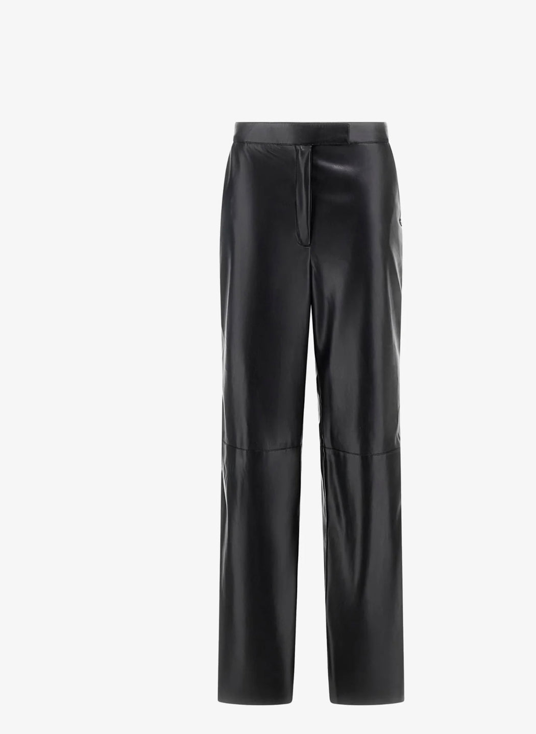 Guess faux leather straight leg trousers