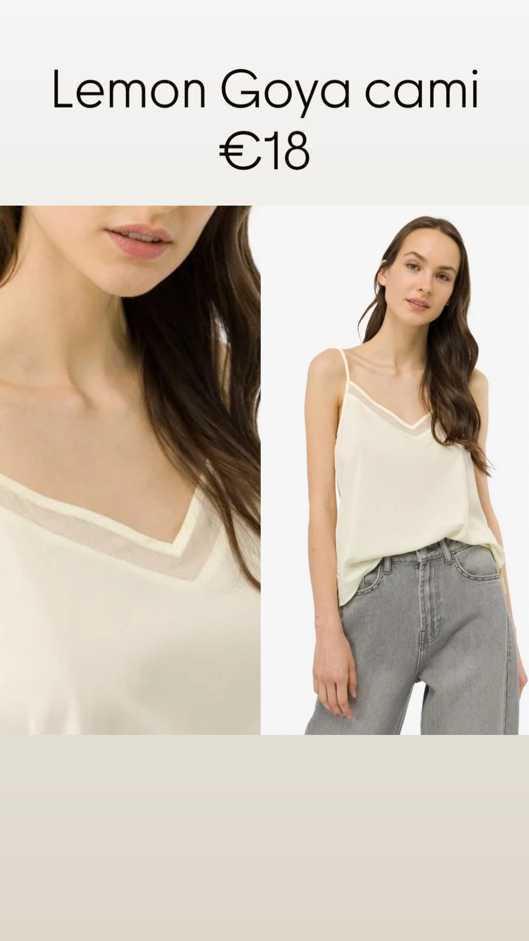 Lemon Goya cami