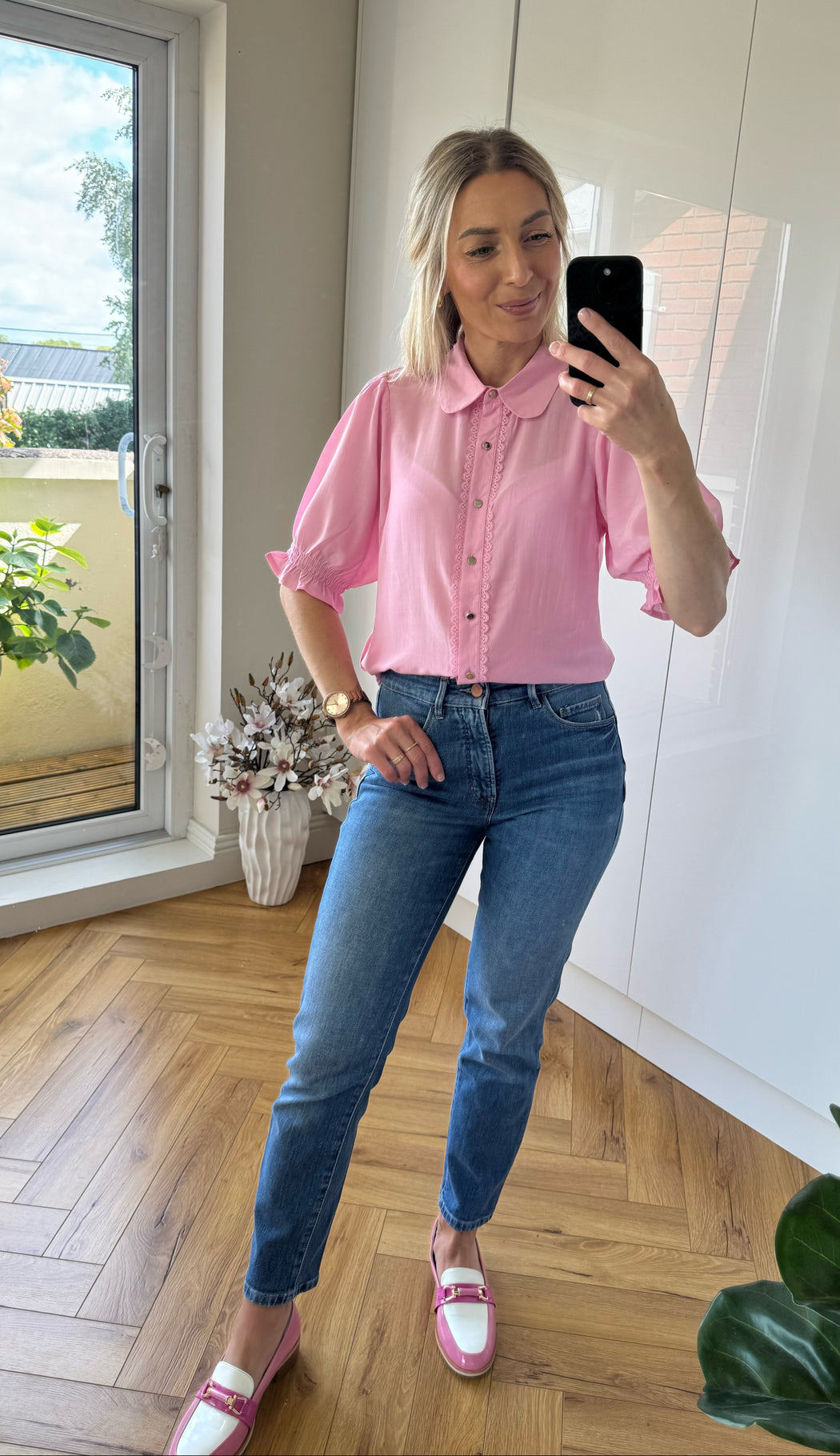 Gabrielle shirt pink