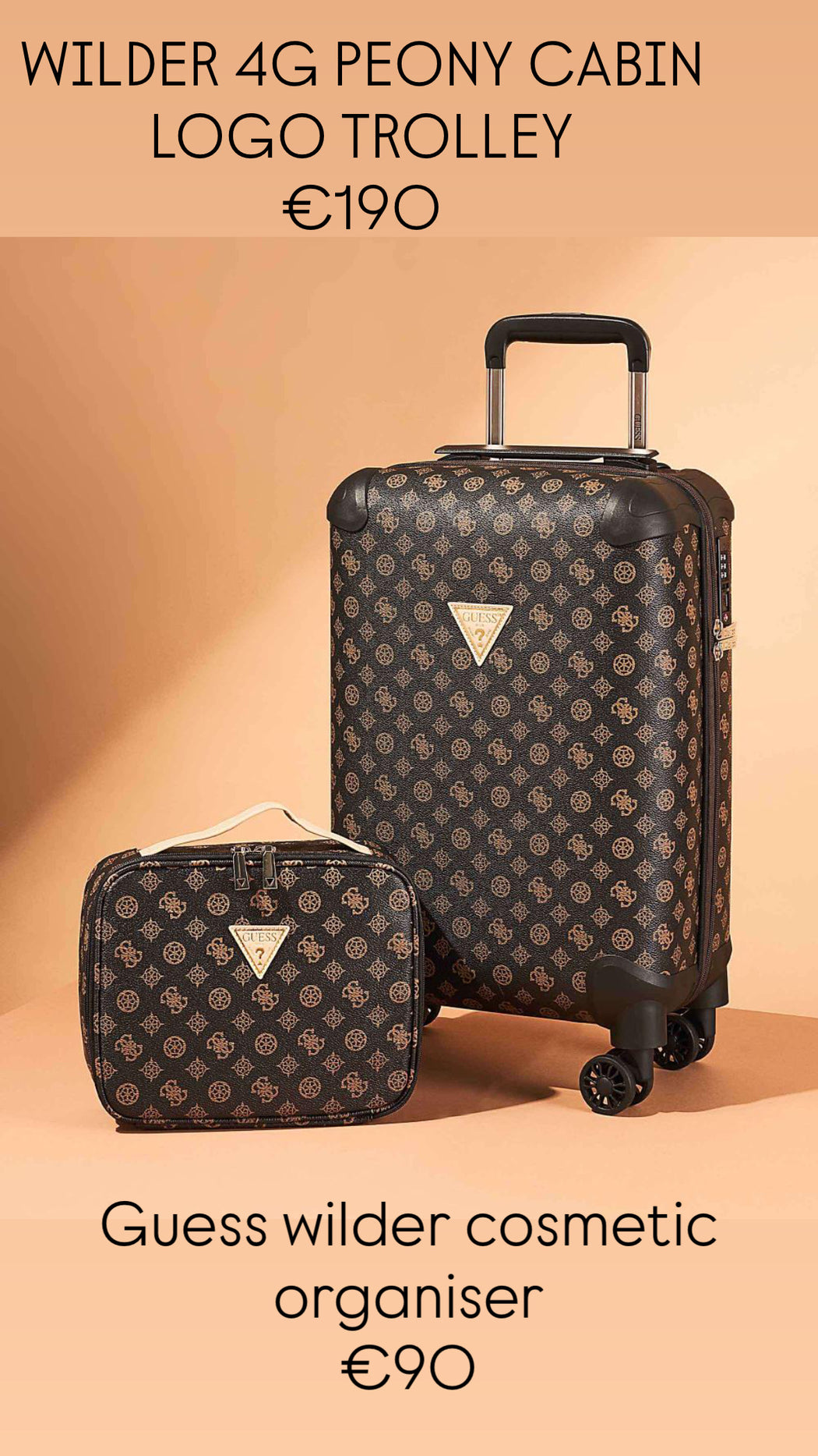 Guess wilder cosmetic organiser