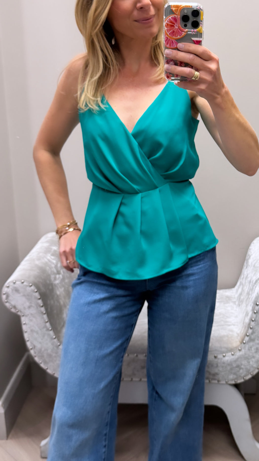 Silk smeraldo green azalea