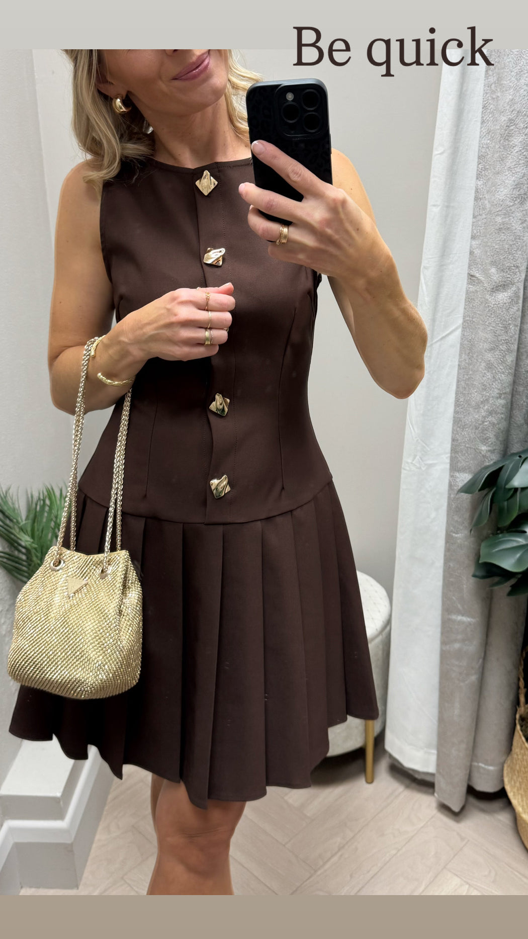 Guess gold zalina mini pouch rp935075