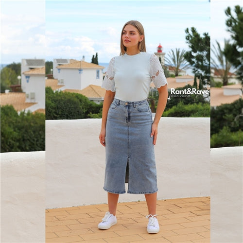 Maria denim skirt