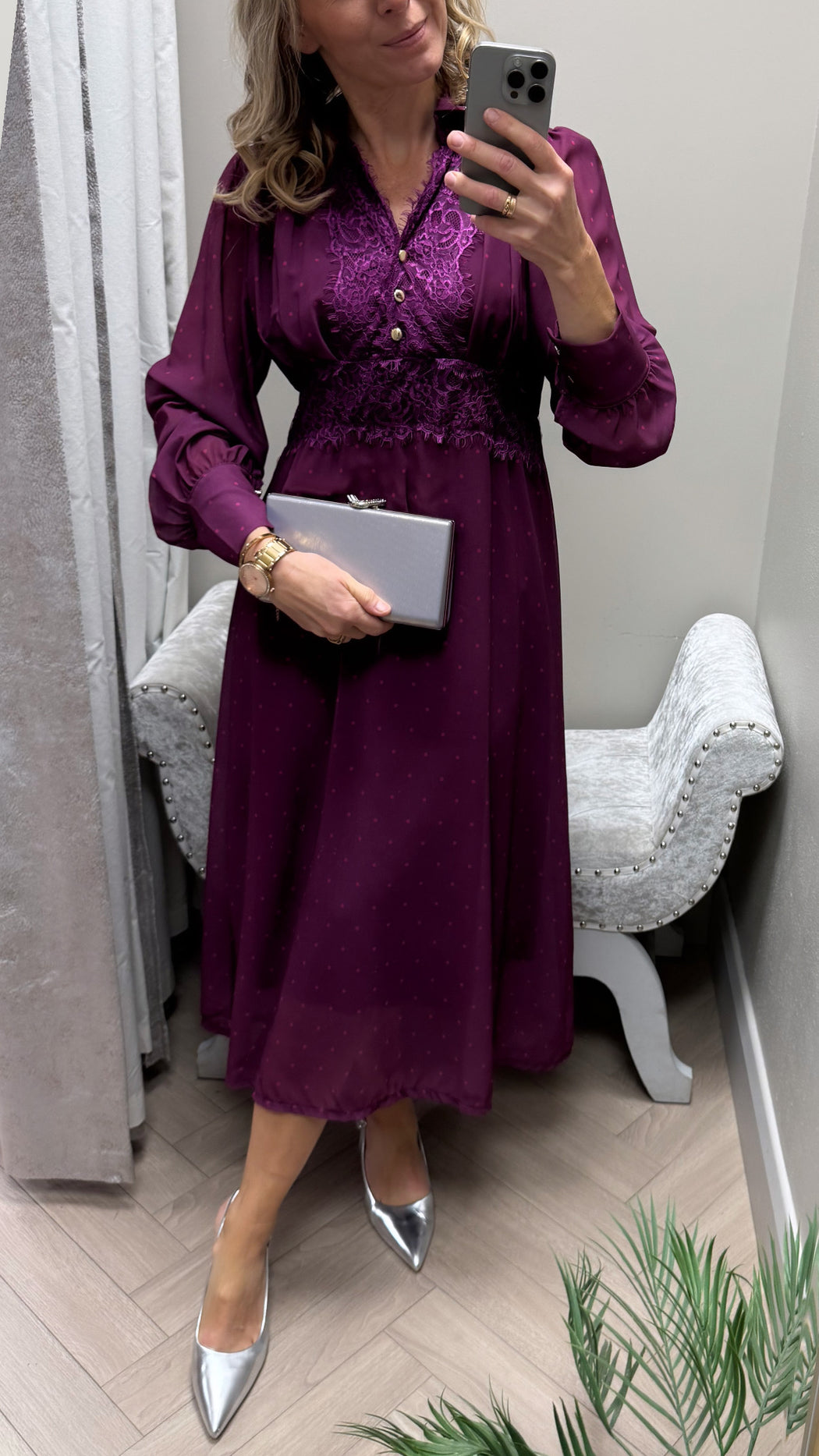Plum kimi dress