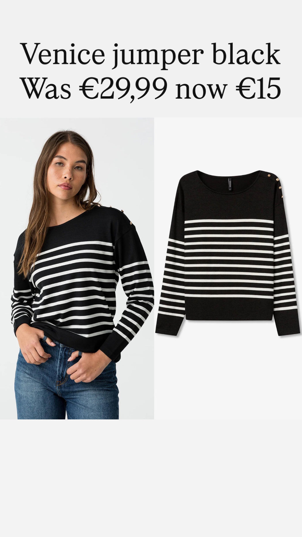 Venice jumper black