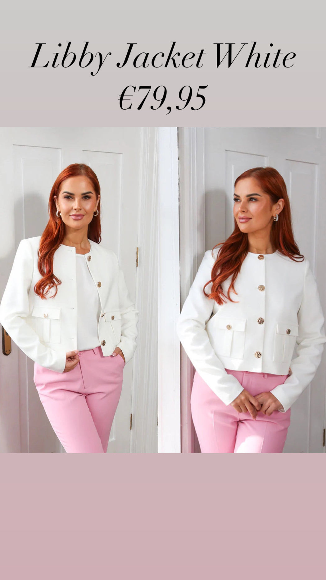 Libby Jacket White