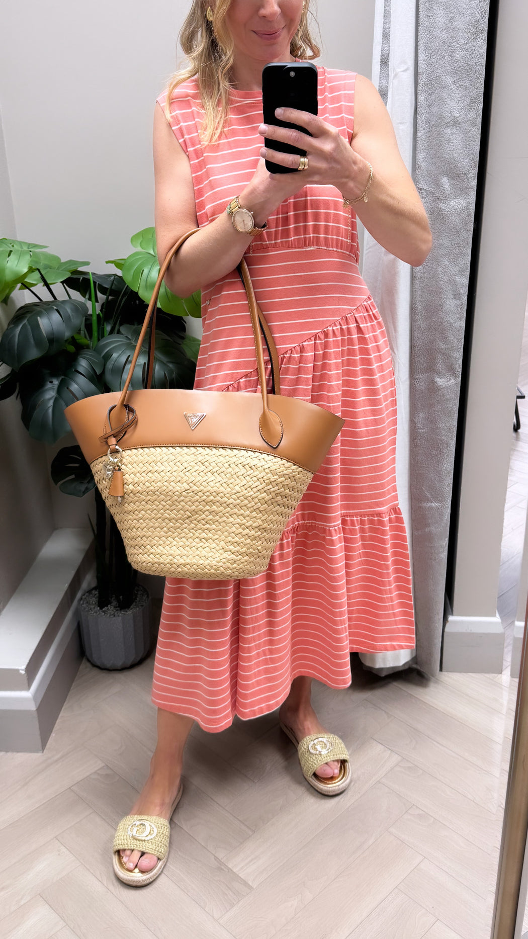 Effie Dress Coral