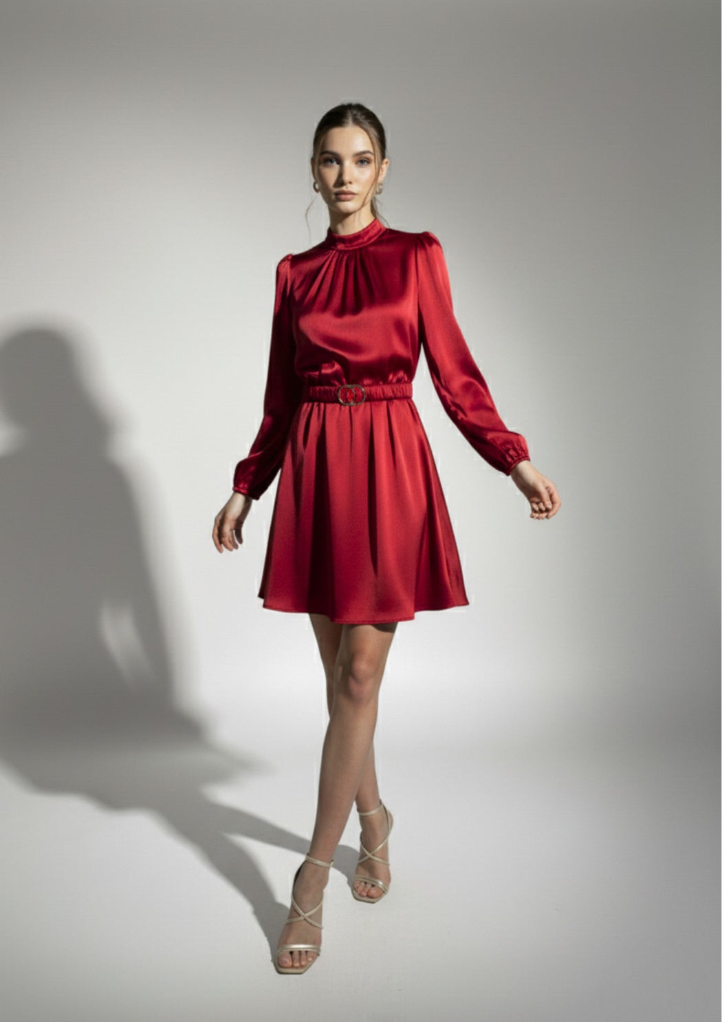 Lara wine dress