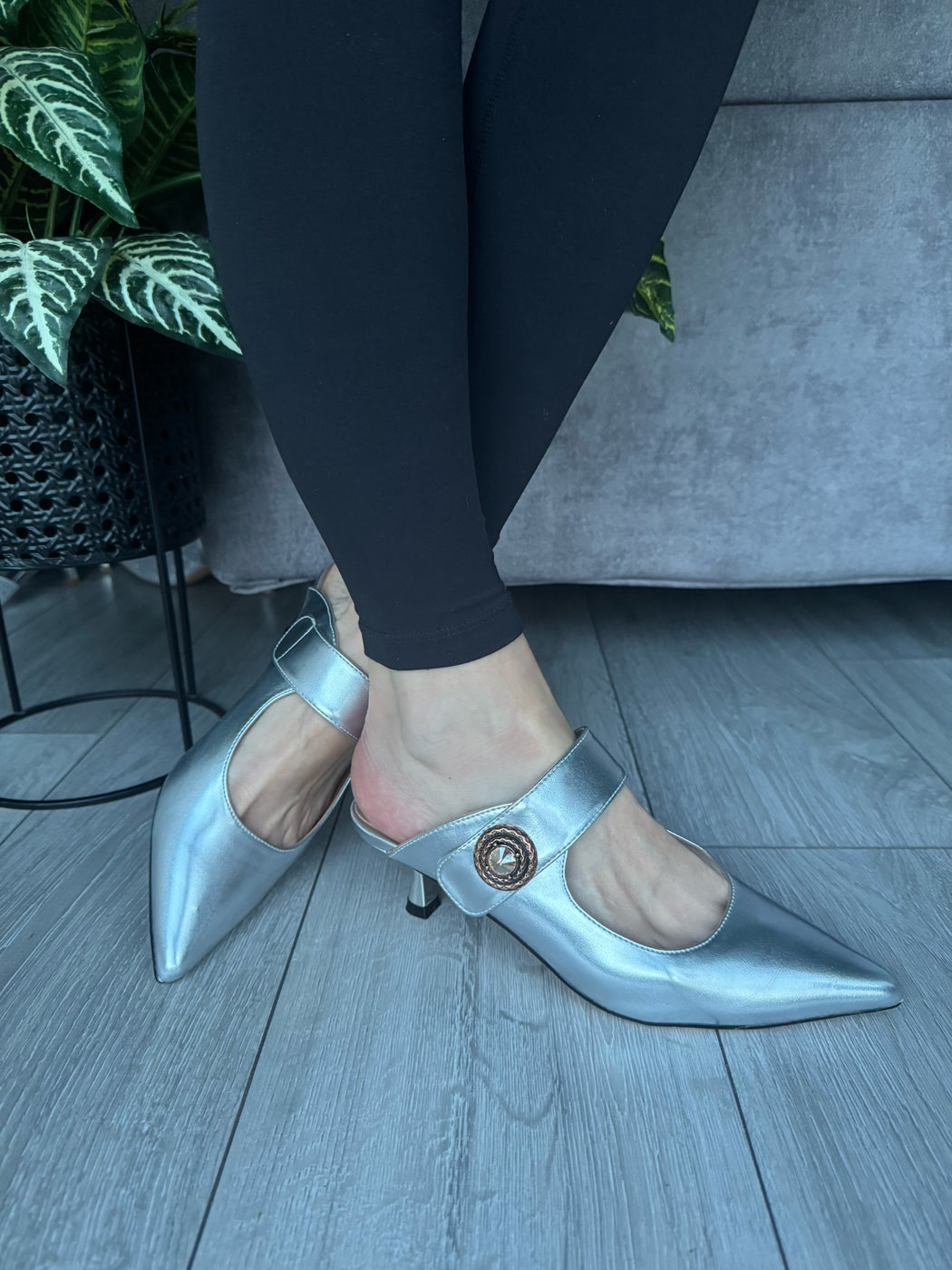 Sofitel silver heels