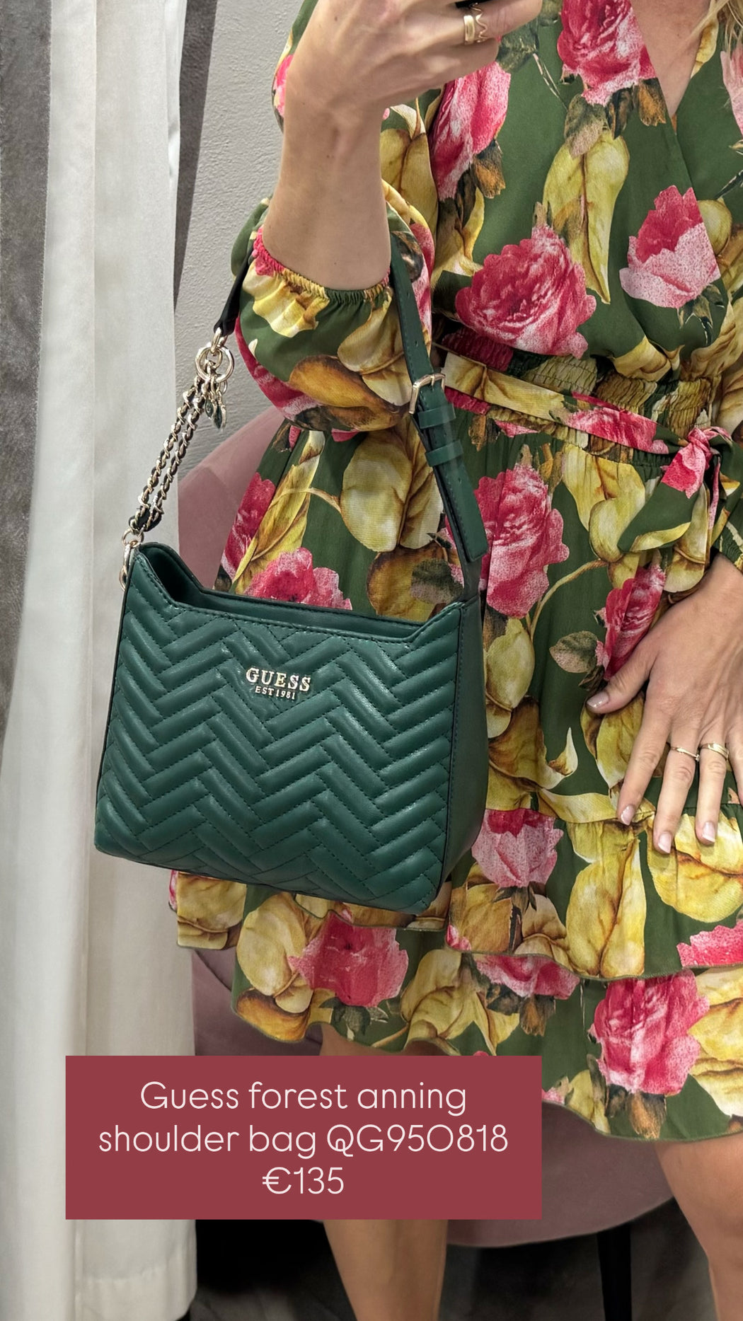 Guess forest anning shoulder bag QG950818
