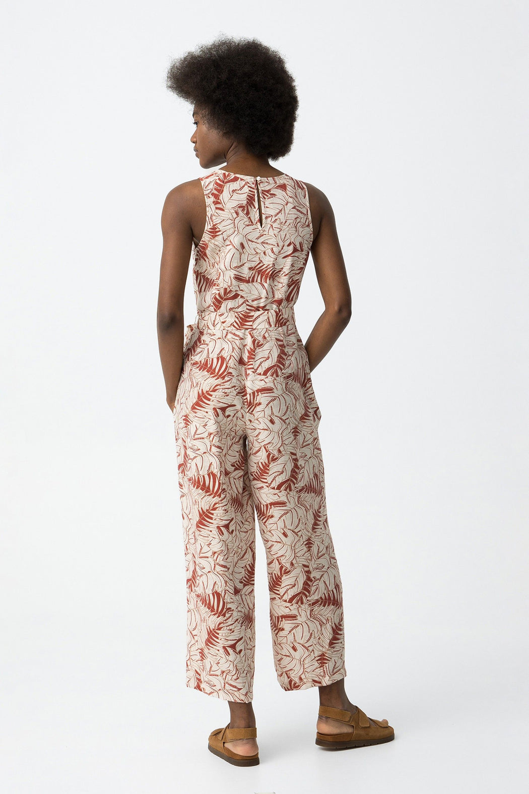 Tabaco jumpsuit tan/cream