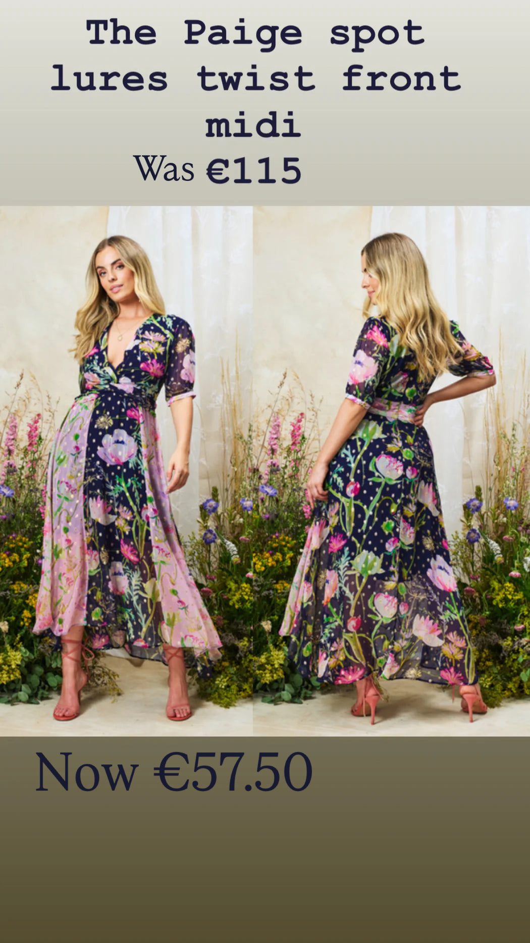 The Paige spot lures twist front  midi