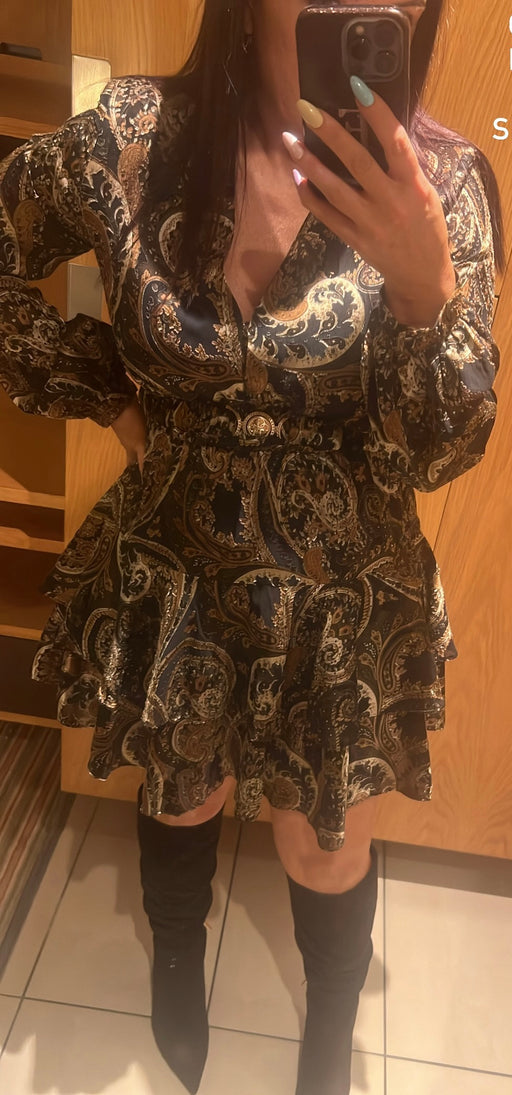 Clarisse guess paisley print dress W5BK53W2770 - P1WT