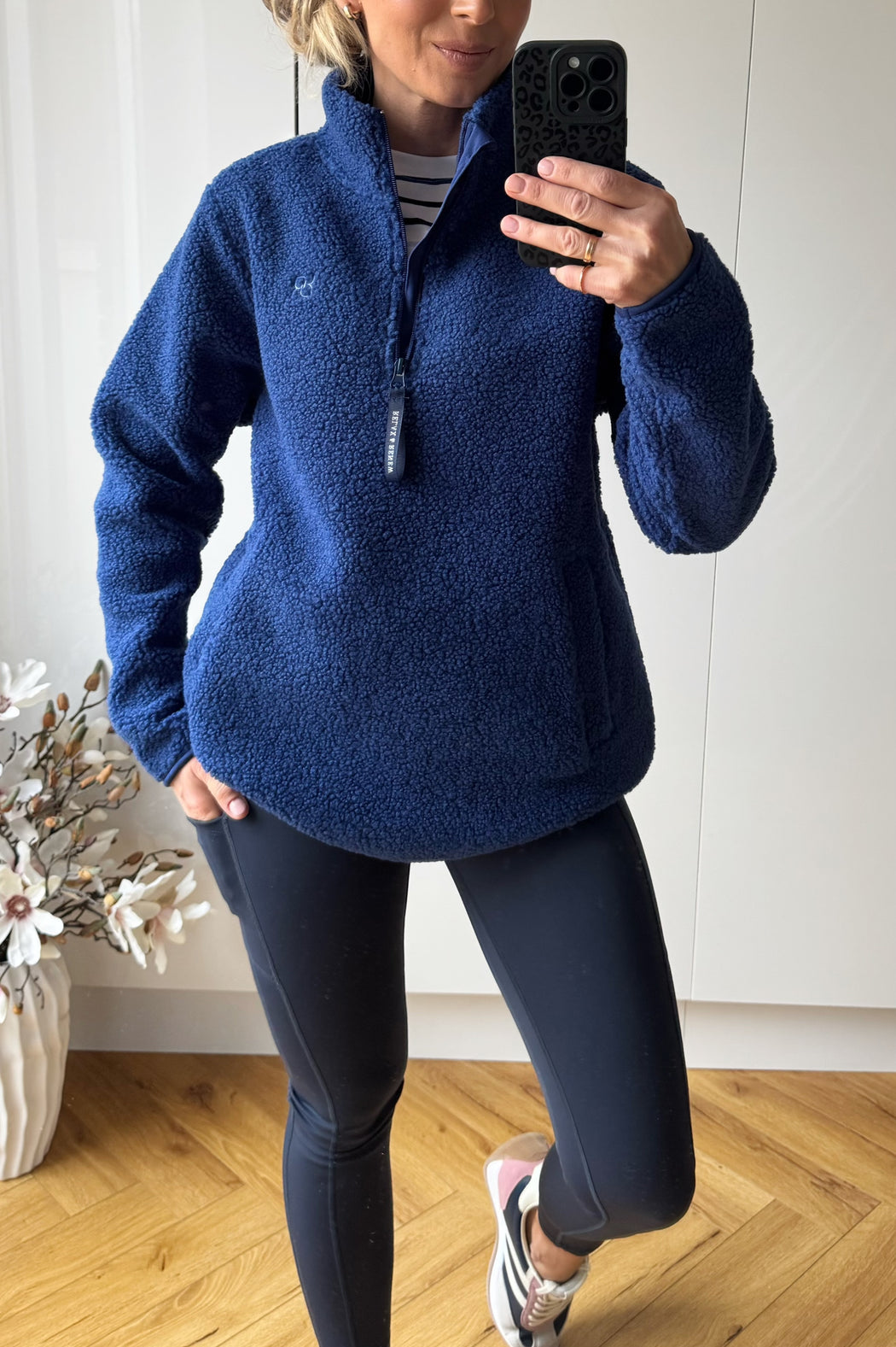 Julia Half Zip Blue