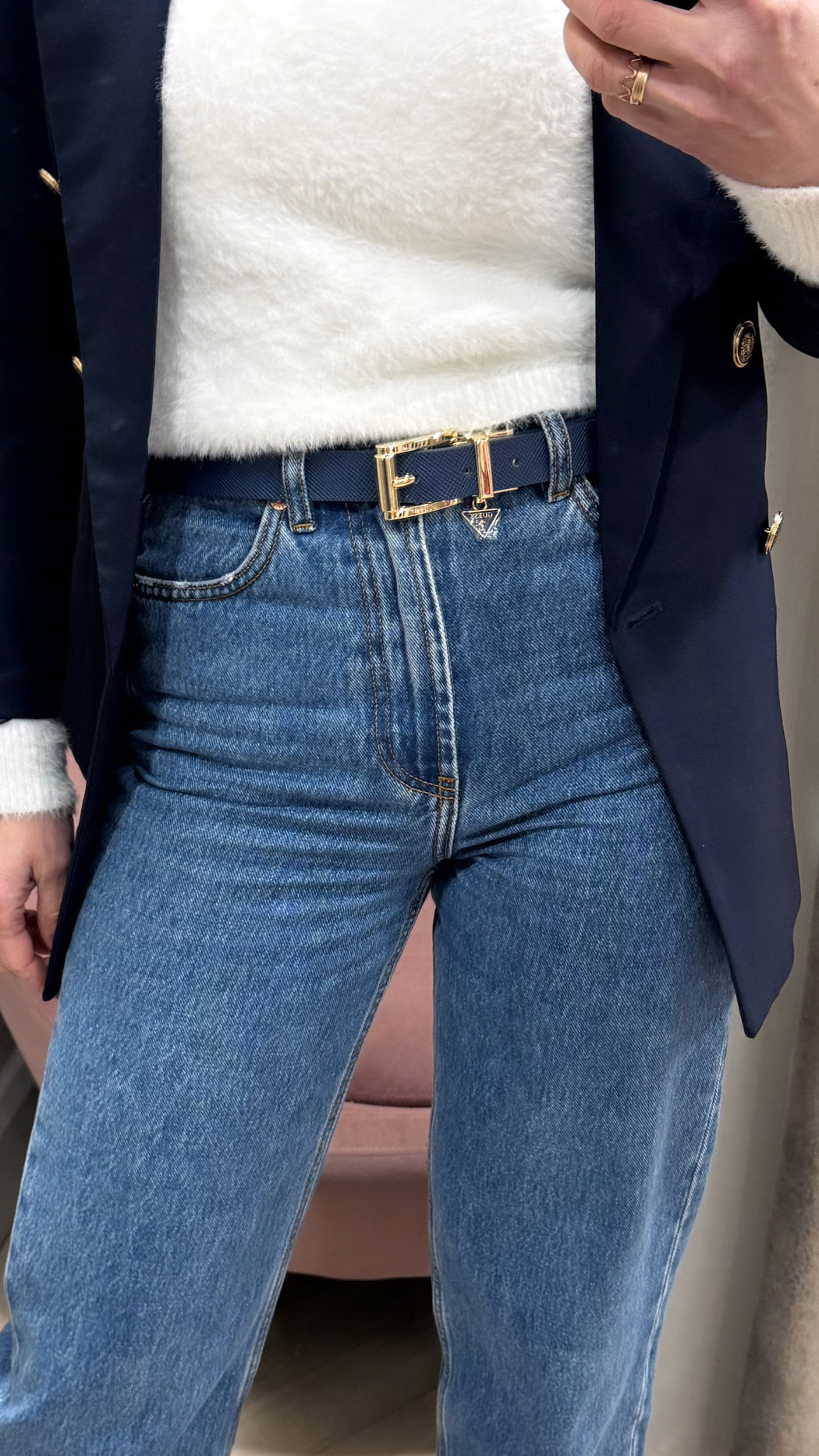 Guess reversible belt BW9355P6225 - NAV