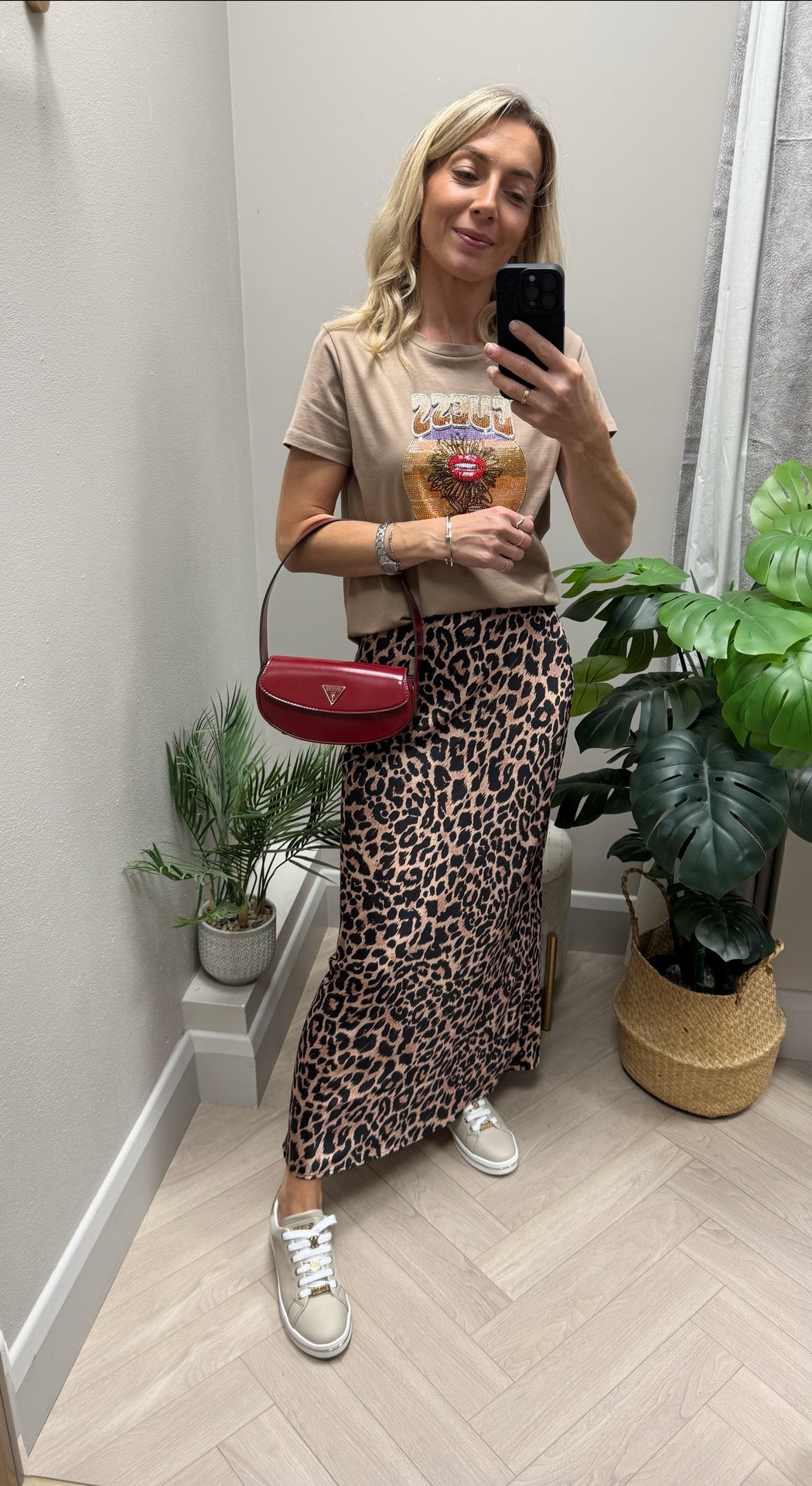 Guess desert flower tee w5y132k9rm1-g1dq