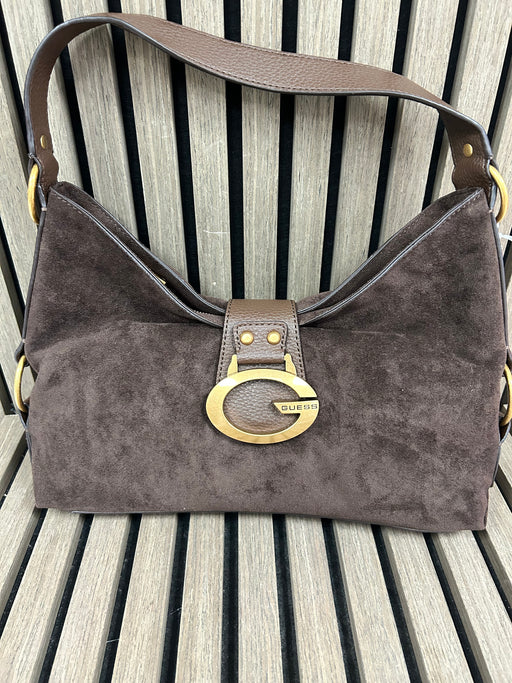 Guess brown suede Camden bag  sg930818