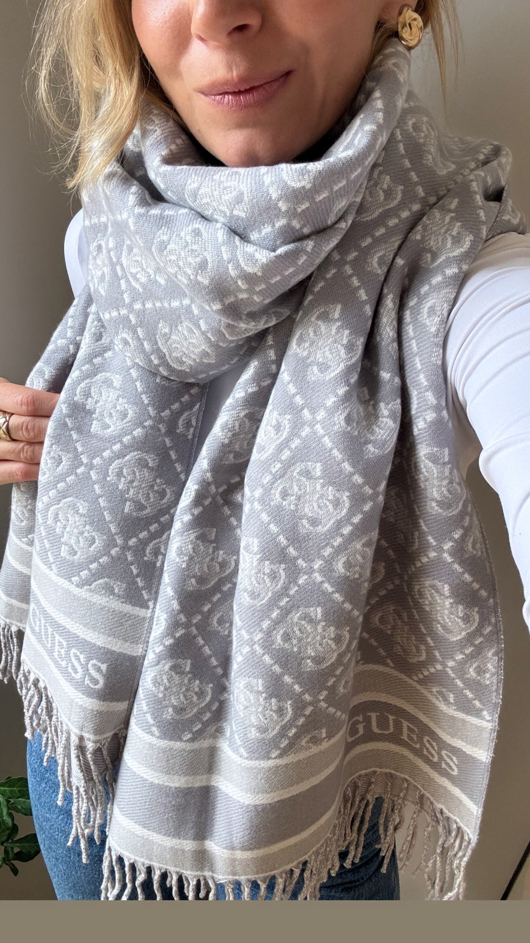 Guess grey AW5665POL03 - GOO scarf