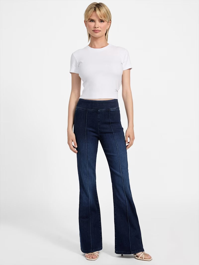 Guess sexy flare denim leggings w5ya0fd5qr0 veur