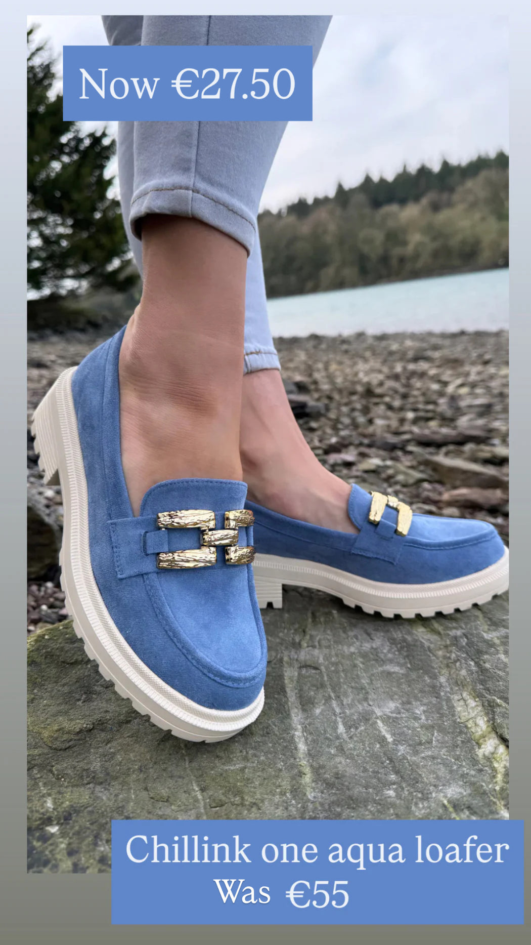 Chillink one aqua  loafer