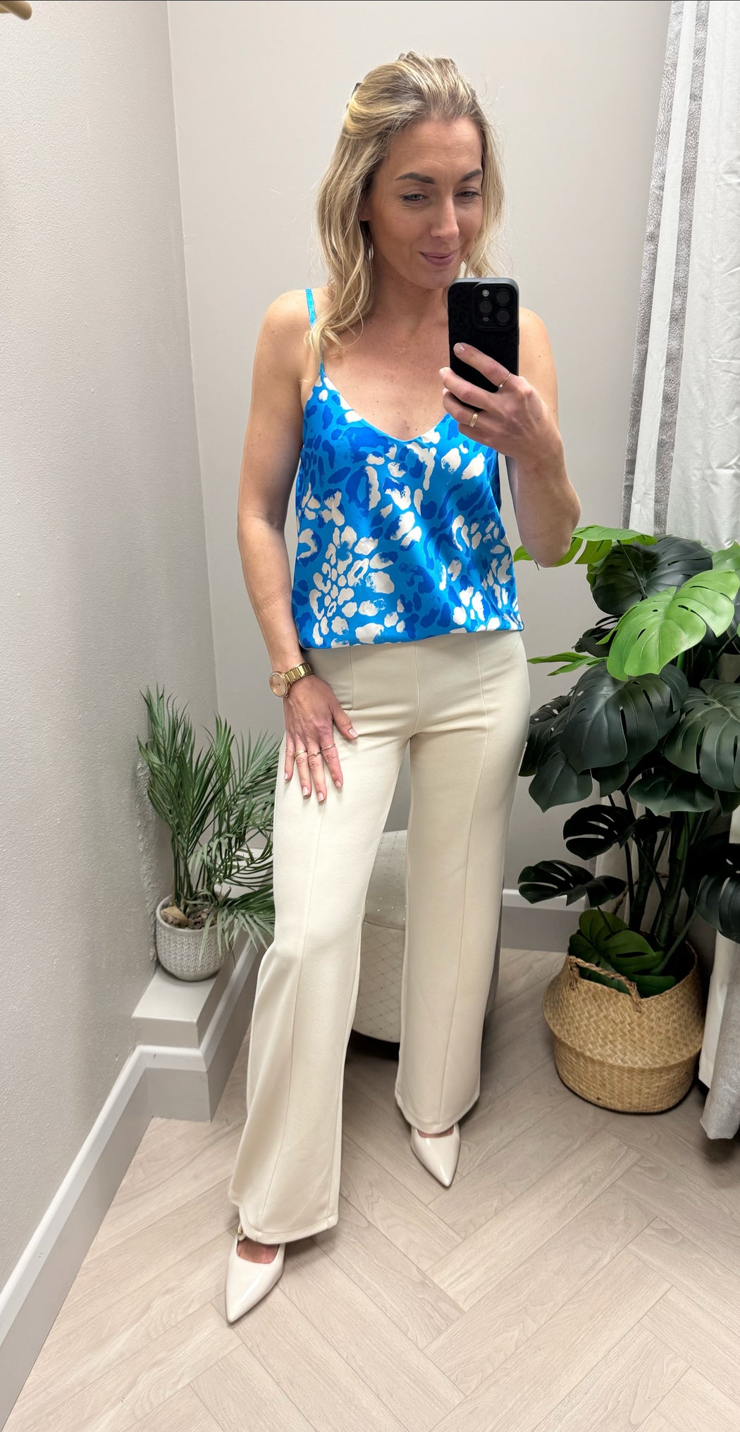Sidney blue cami top