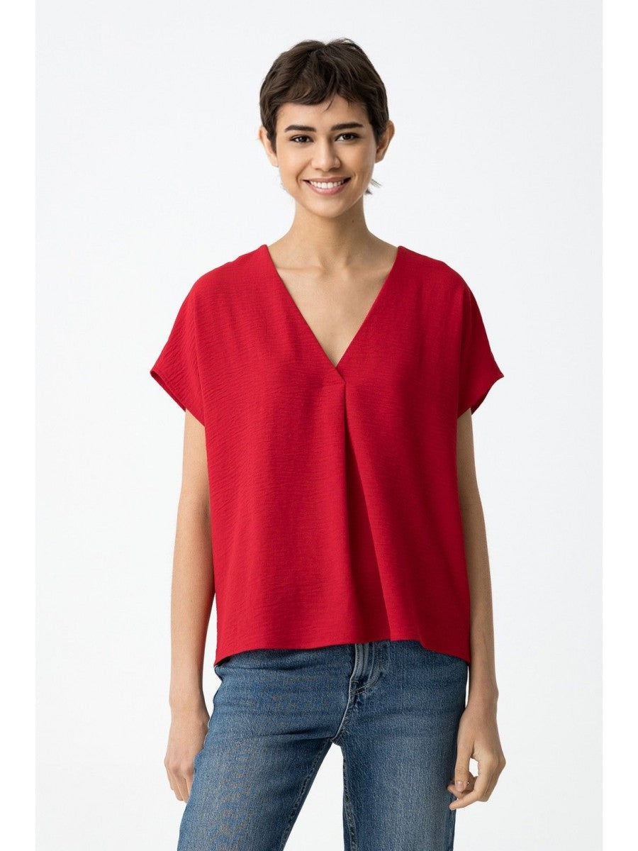 Maxine blouse red