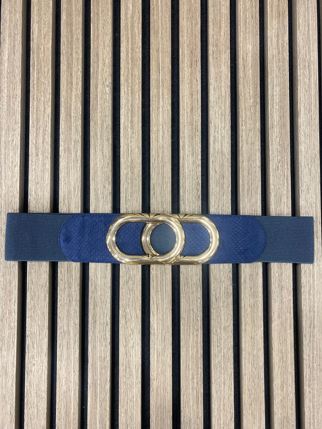 Cora navy belt