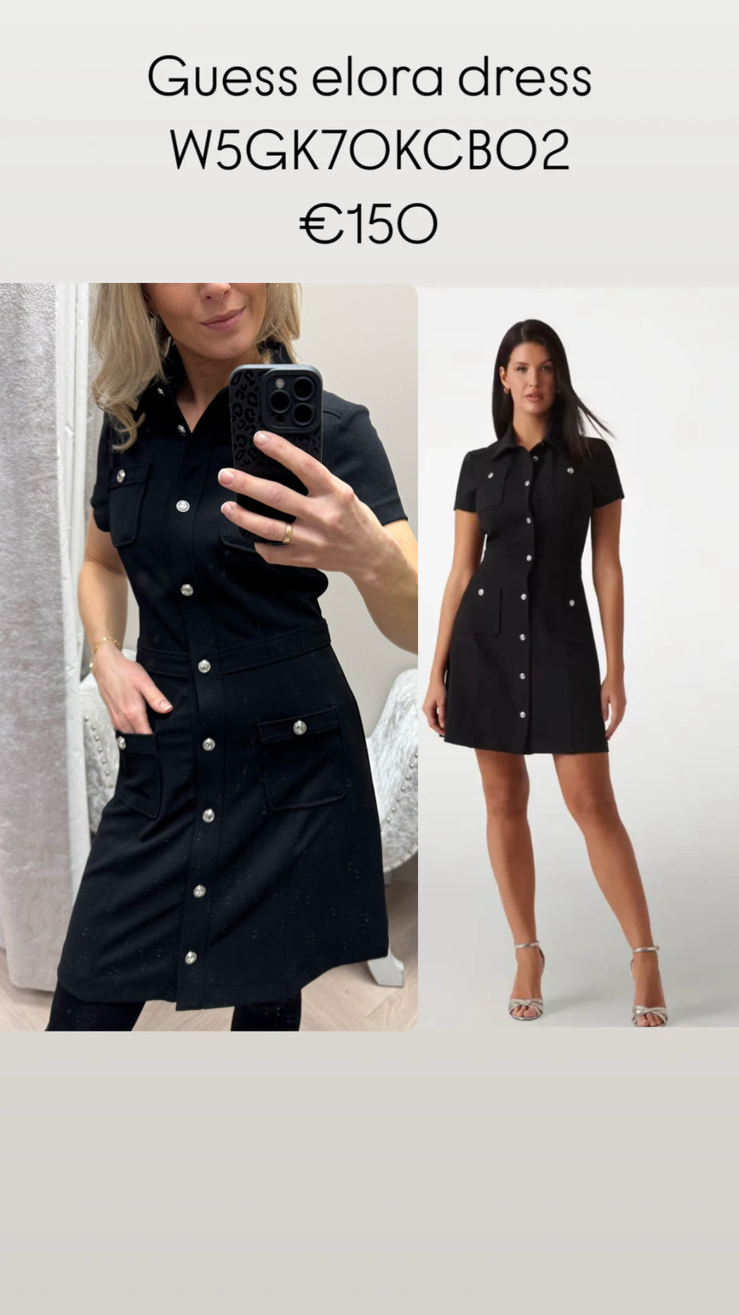 Guess elora dress W5GK70KCBO2