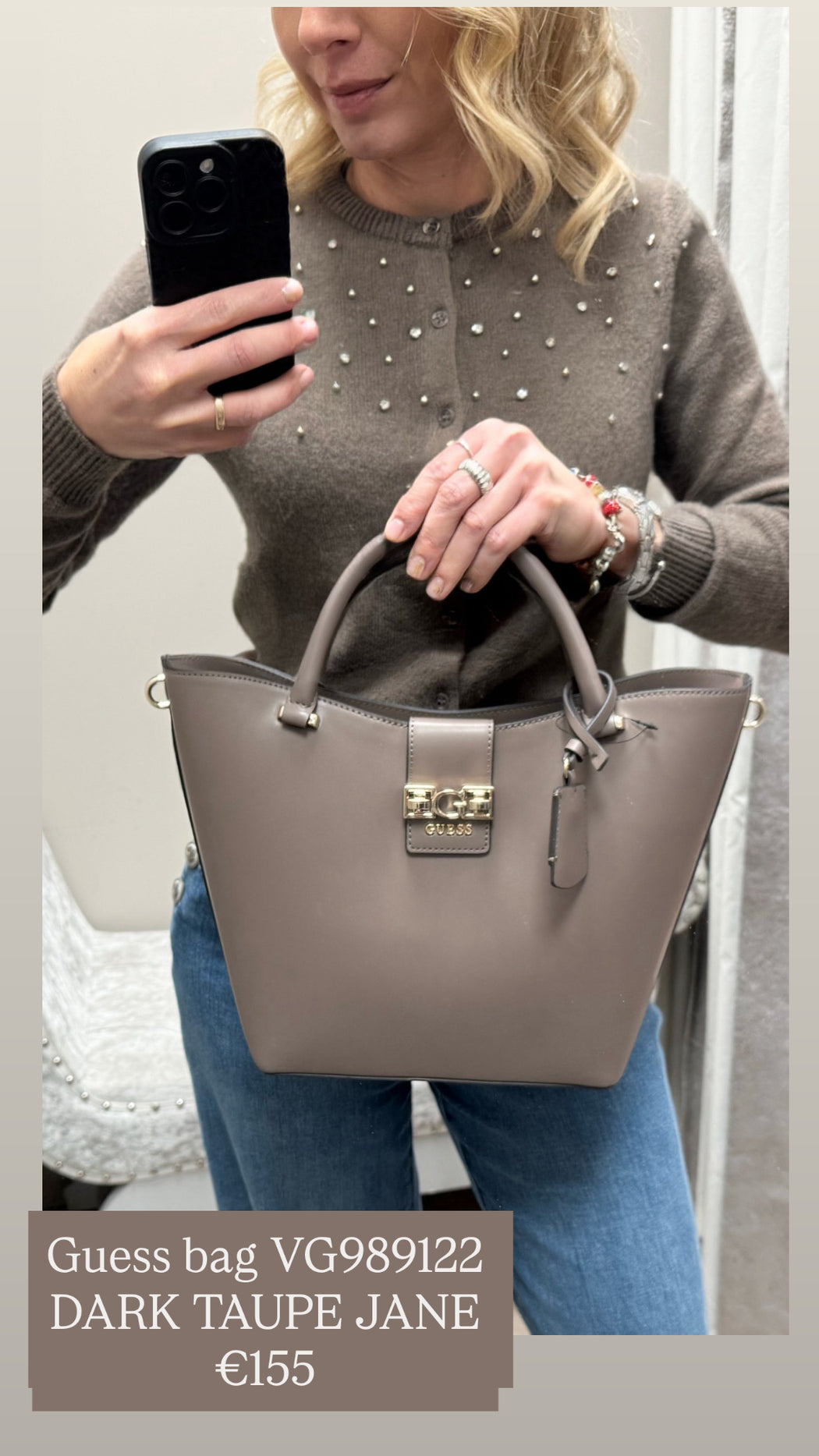 Guess bag VG989122
DARK TAUPE JANE
